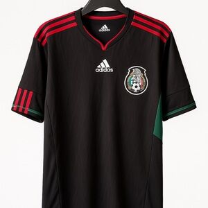 2010 World Cup Away Blank Mexico Adidas Football Kit Jersey, Men’s XL vintage